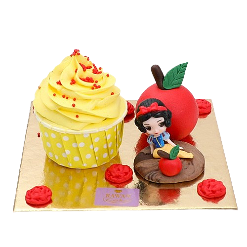 Snow White Cup Cake 