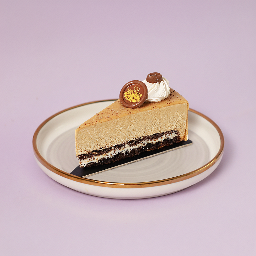 Coffee Latte Mousse Cake Pieces