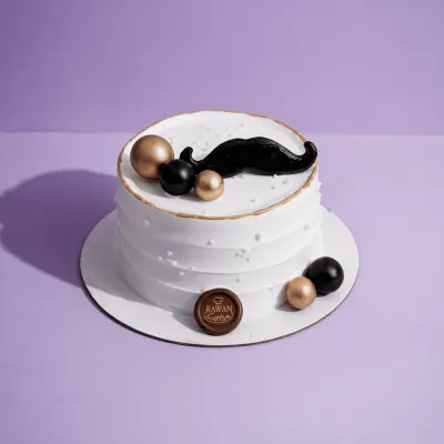 Mustache Mini Cake